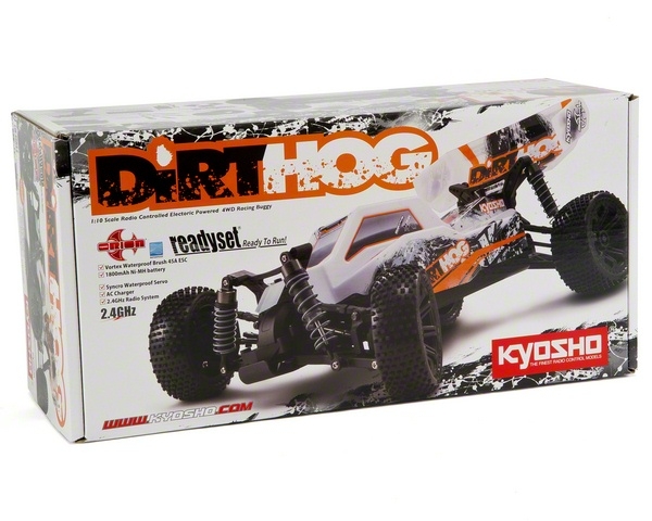 AUTOMODELO ELÉTRICO COMPLETO 1/10 4X4 BUGGY DIRT HOG T1 RÁDIO 2.4