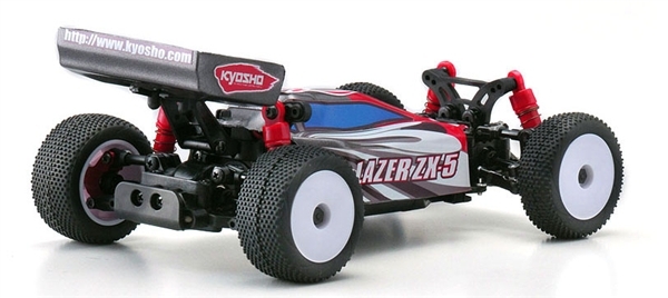 AUTOMODELO KYOSHO MINI-Z BUGGY 4X4 LAZER ZX5 RÁDIO 2.4GHZ VERMELHO