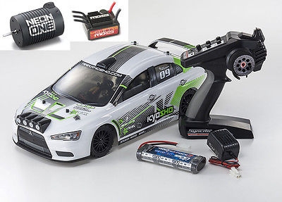 AUTOMODELO KYOSHO FAZER EP VE X LANCER EVOLUTION X KX3 ELÉTRICO