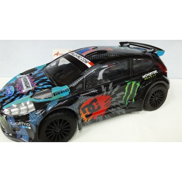 AUTOMODELO DRX VE 1/9 ELÉTRICO FORD FIESTA KEN BLOCK RALLY 4X4 RÁDIO 2.4Ghz KYOSHO KYO 30881BKB