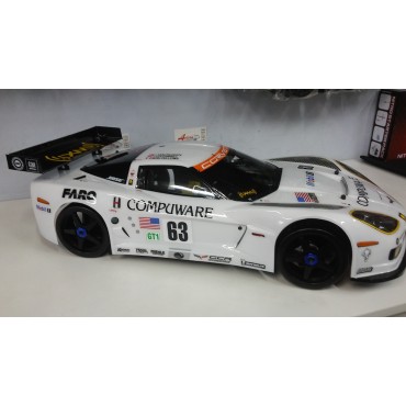 AUTOMODELO KYOSHO INFERNO GT2 VE ELÉTRICO RACE SPEC CORVETTE C6 R 1/8 KYO 30938B B