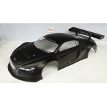 BOLHA ORIGINAL PARA INFERNO GT2 RACE SPEC AUDI R8 LMS PINTURA EXTERNA PRETO FOSCO KYOSHO KYO IGB155B PF