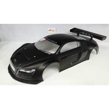 BOLHA ORIGINAL PARA INFERNO GT2 RACE SPEC AUDI R8 LMS PINTURA EXTERNA PRETO FOSCO KYOSHO KYO IGB155B PF