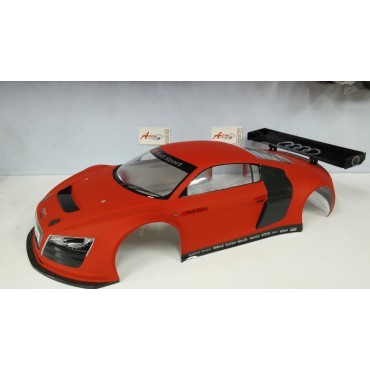 BOLHA ORIGINAL PARA INFERNO GT2 RACE SPEC AUDI R8 LMS PINTURA EXTERNA VERMELHO FOSCO KYOSHO KYO IGB155B VF