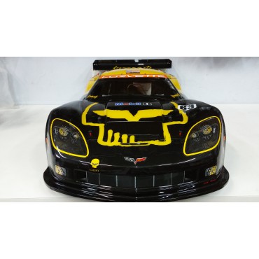 AUTOMODELO KYOSHO INFERNO GT2 VE ELÉTRICO RACE SPEC CORVETTE C6 R 1/8 RÁDIO DIGITAL 2.4GHZ P/ LIPO 4S KYO 30938B PA