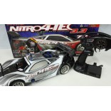 AUTOMODELO TRAXXAS NITRO 4-TEC 1/10 MOTOR 3.3 RÁDIO TQi 2.4Ghz COM TELEMETRIA MODELO 4807 COMPLETO SEMINOVO 