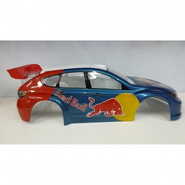 BOLHA SUBARU IMPREZA WRC 2008 PARA AUTOMODELO KYOSHO DRX ESCALA 1/9 PINTADA RED BULL LHP0895 RB