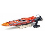 LANCHA ELÉTRICA JETSTREAM 888 VE READYSET MOTOR BRUSHLESS E ESC A PROVA DÁGUA RÁDIO 2.4GHZ KYOSHO KYO 40232B