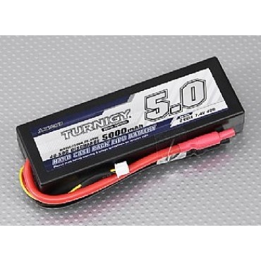 BATERIA DE LIPO 5000MAH TURNIGY 2S 7.4V 40/50C HARD CASE BLT2S4050HC