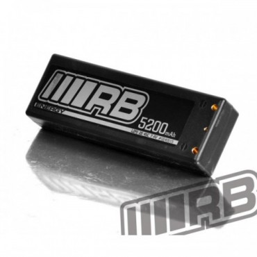 BATERIA LIPO 2S 7,4V 5200MAH 45C HARD CASE RB MARCA FRANCESA RB 240015