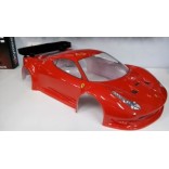 BOLHA 1/8 PARA INFERNO GT2 FERRARI 458 ITALIA JÁ PINTADA VERMELHA RC CUSTOM RCCFVERMELHA