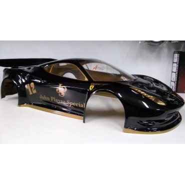 BOLHA 1/8 PARA INFERNO GT2 FERRARI 458 ITALIA JÁ PINTADA PRETA RC CUSTOM RCCFPRETA