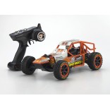 AUTOMODELO KYOSHO SAND MASTER COMPLETO ELÉTRICO 1/10 RÁDIO 2.4GHZ BRANCO BATERIA 1800MAH CARREGADOR KYO 30831T5B