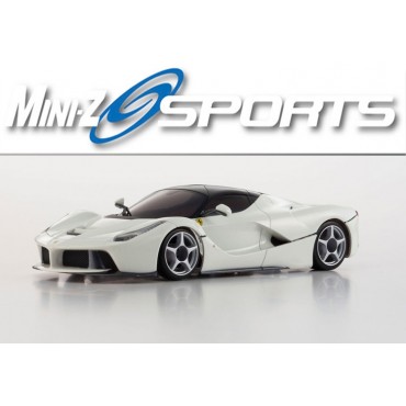 AUTOMODELO KYOSHO MINI-Z MR 03 SPORTS FERRARI BRANCA RACER ESCALA 1/27 RÁDIO 2.4GhzKYO 32212W-B