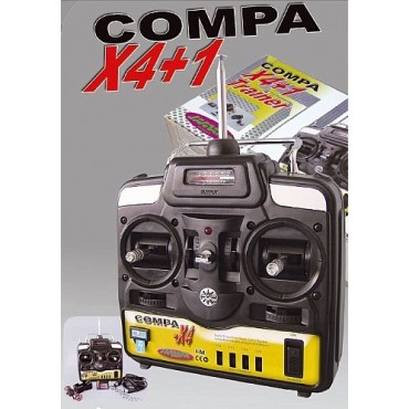 RÁDIO CONTROLE COMPA X4EN1 TRAINER 35 MHz SEM SERVOS JAMARA JAM061047