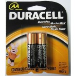 PILHAS ALCALINAS DURACELL AA 1,5V EMBALAGEM CONTENDO 02 UNIDADES DURACELL