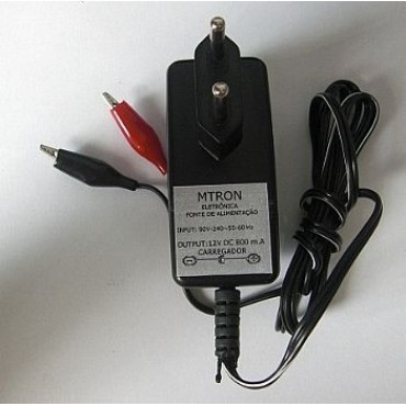 CARREGADOR MTRON NORMAL PARA BATERIAS 12 V - MTRON