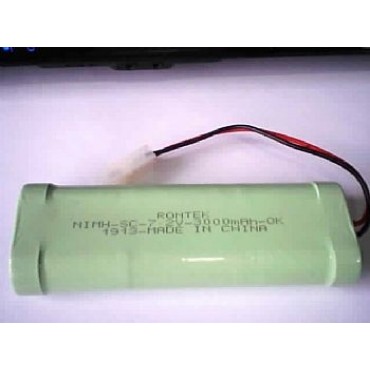 BATERIA RONTEK NIMH 7.2V 3000 MAh COM PLUG TAMIYA RONTEK RO3000