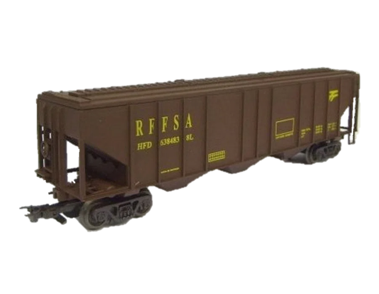 VAGÃO FECHADO HOPPER HFD RFFSA FRATESCHI CLÁSSICOS E CONTEMPORÂNEOS FRA ...