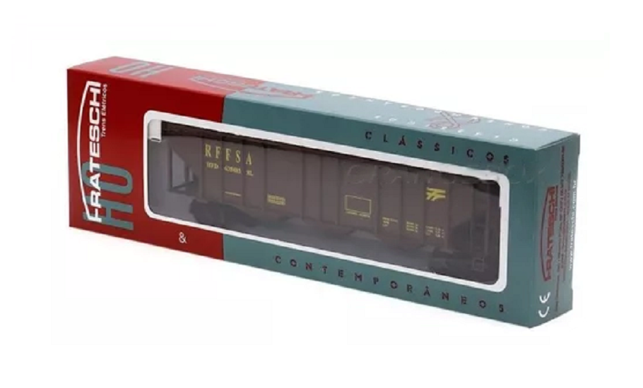 VAGÃO FECHADO HOPPER HFD RFFSA FRATESCHI CLÁSSICOS E CONTEMPORÂNEOS FRA ...