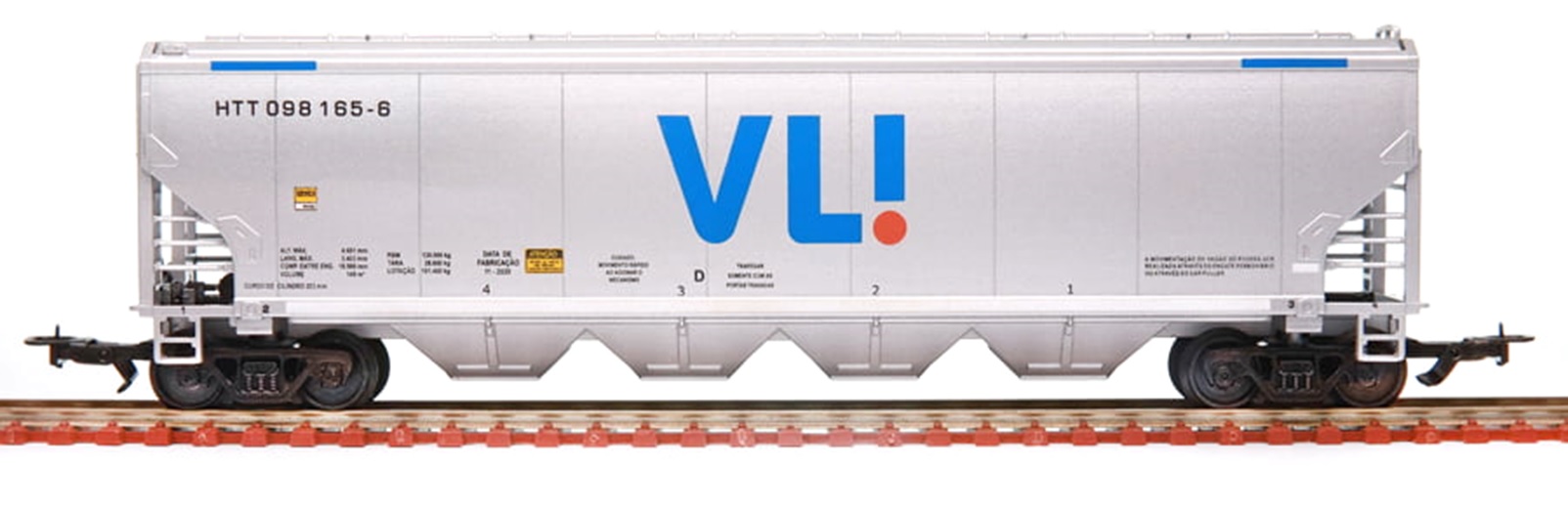 VAGÃO DE CARGA HOPPER HTT VLI FRATESCHI CLÁSSICOS E CONTEMPORÂNEOS FRA 2114