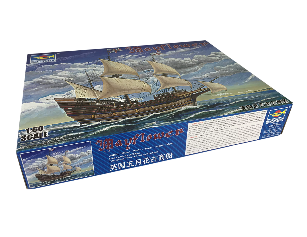 KIT PARA MONTAR TRUMPETER BARCO MAYFLOWER 1/60 330 PEÇAS TPR 01201